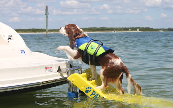 Super Skamper Ramp on Boat Transom